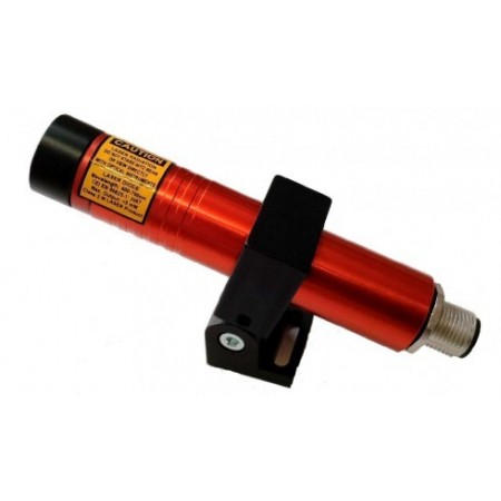 LASER D.14mm CRUZ PEQUENA 5mW 635nm VM 5VDC M12 ID&T