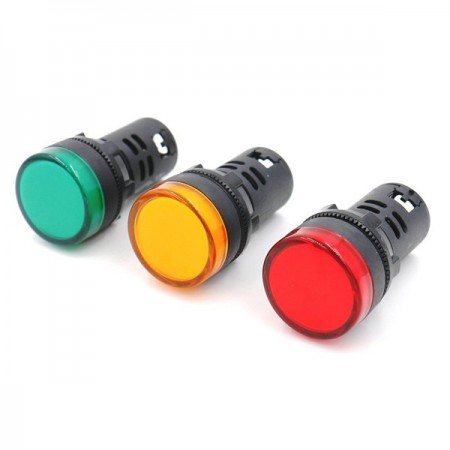 SINALIZADOR 22mm AMARELO