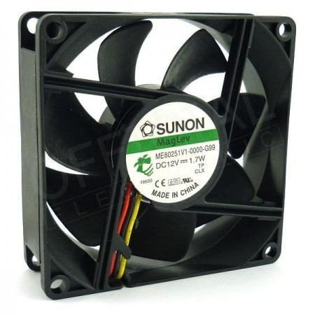 VENTILADOR 80X80X25 12VDC