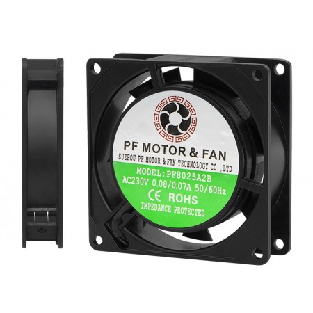VENTILADOR 80X80X25 230VA