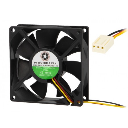 VENTILADOR 80X80X25 24VDC