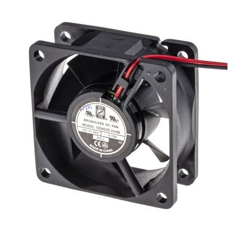 VENTILADOR 60X60X25 24VDC