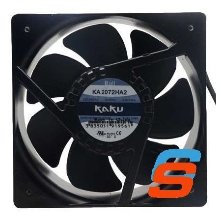 VENTILADOR 208X208X72 230VAC Rolamentos IP55