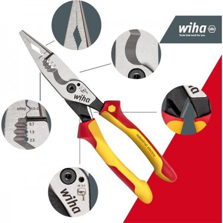 ALICATE MULTIFUNÇOES 8 EM 1 VDE