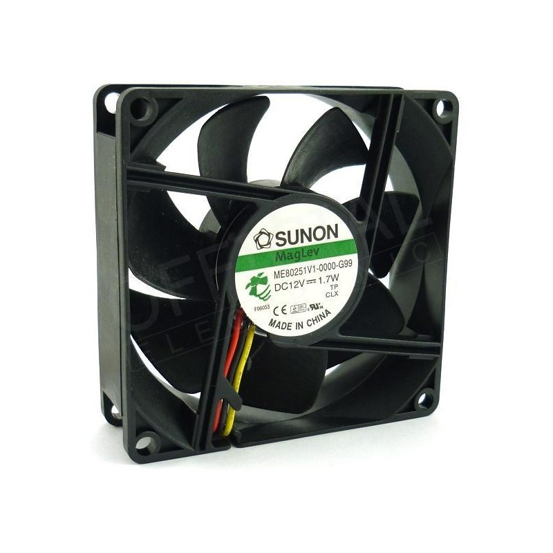 VENTILADOR 80X80X25 12VDC