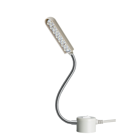 CANDEEIRO 10 Leds +10 Leds UV p/Maq. Costura 