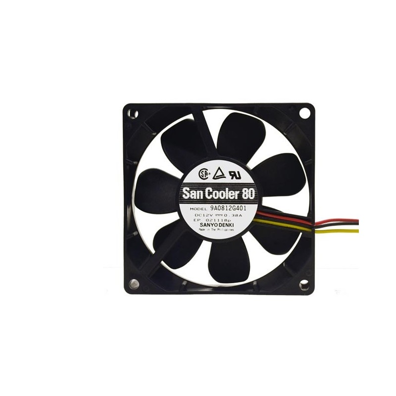 VENTILADOR 80X80X25 12VDC