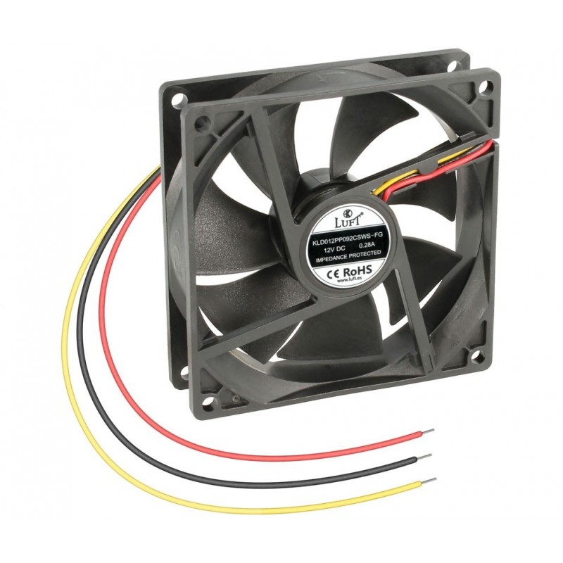 VENTILADOR 92X92X25 12VDC