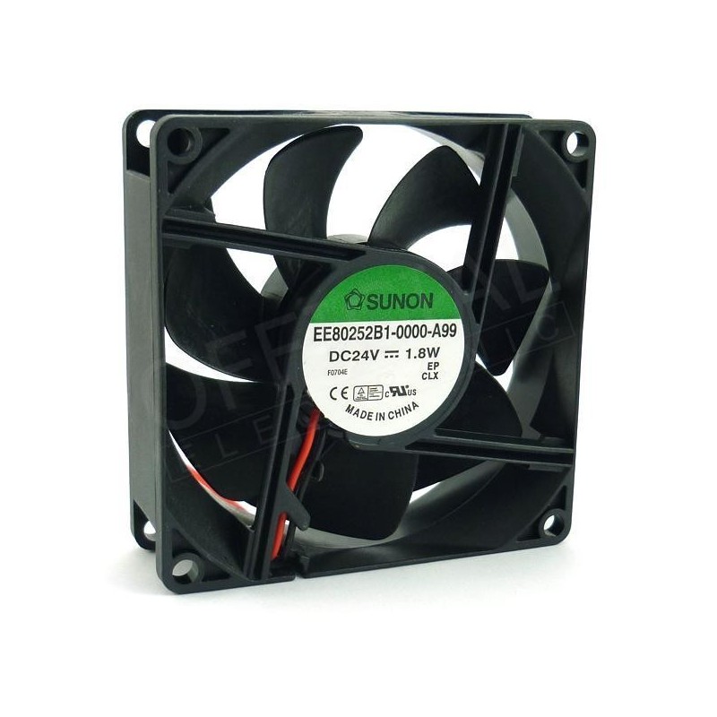 VENTILADOR 80X80X25 24VDC